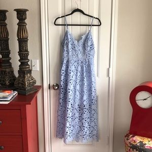 ASTR the Label Lace Dress in Periwinkle